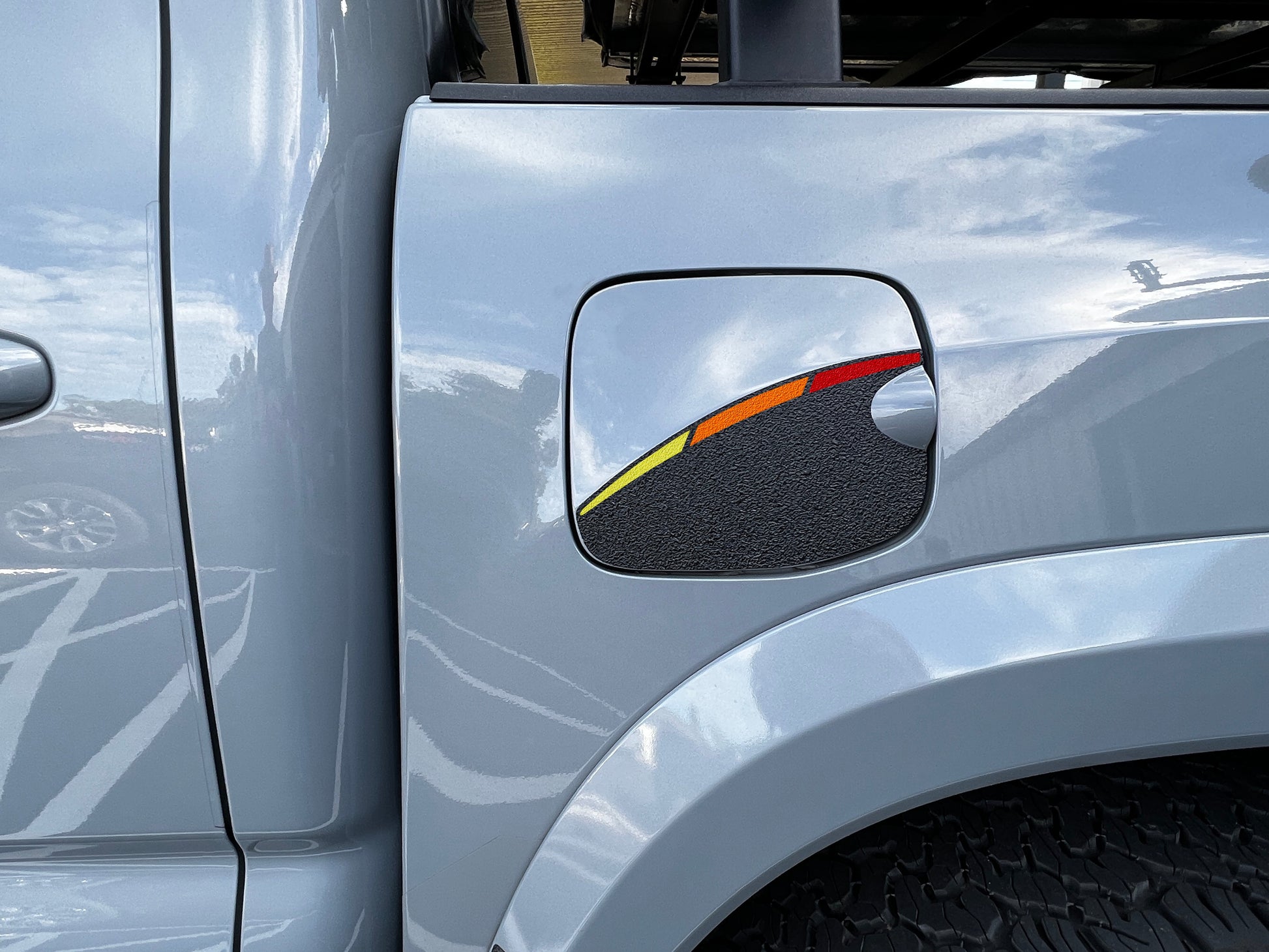 Gas Lid Protection Overlay Fits 2016-2023 Toyota Tacoma by Tufskinz.com