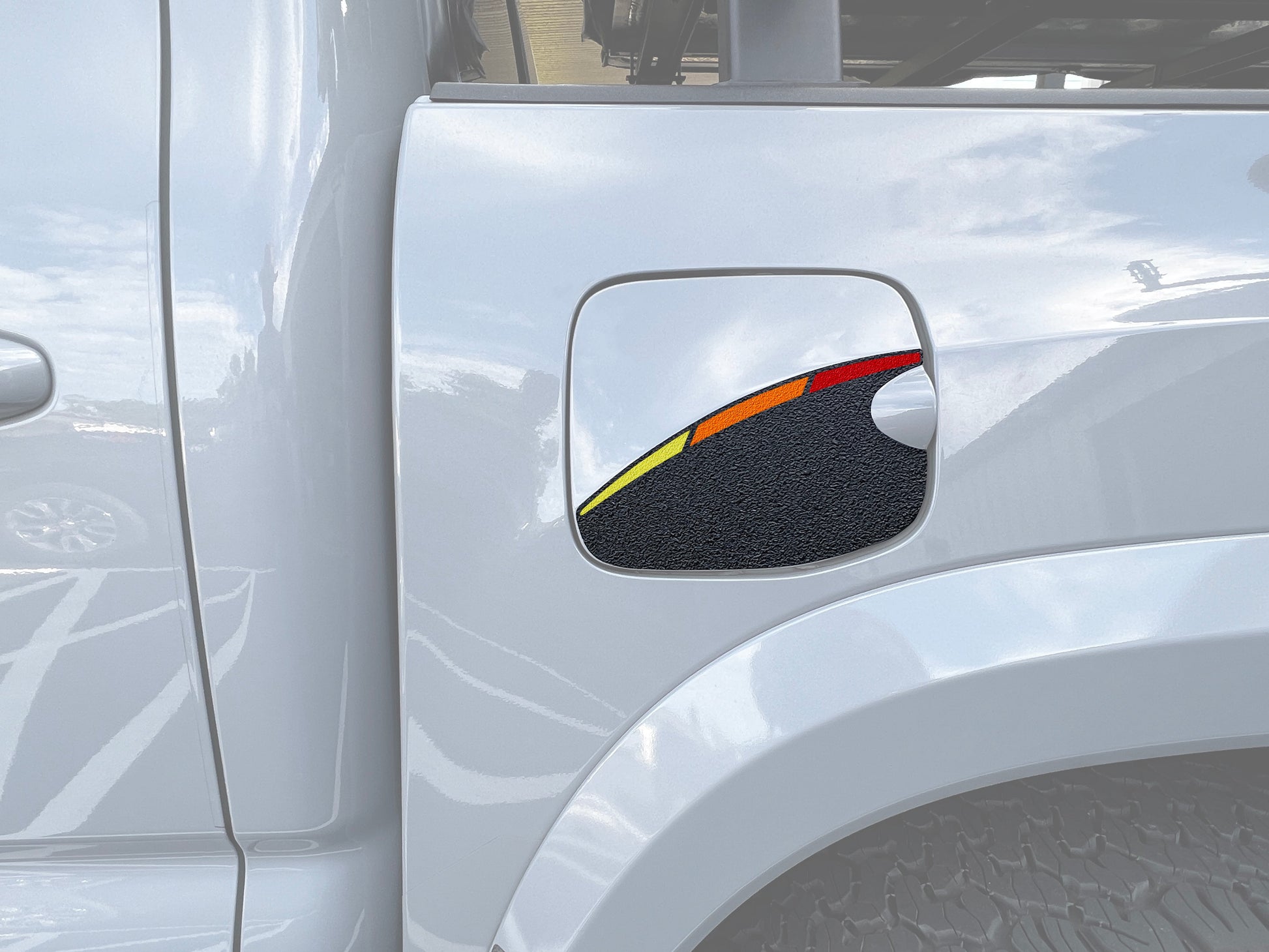 Gas Lid Protection Overlay Fits 2016-2023 Toyota Tacoma by Tufskinz.com