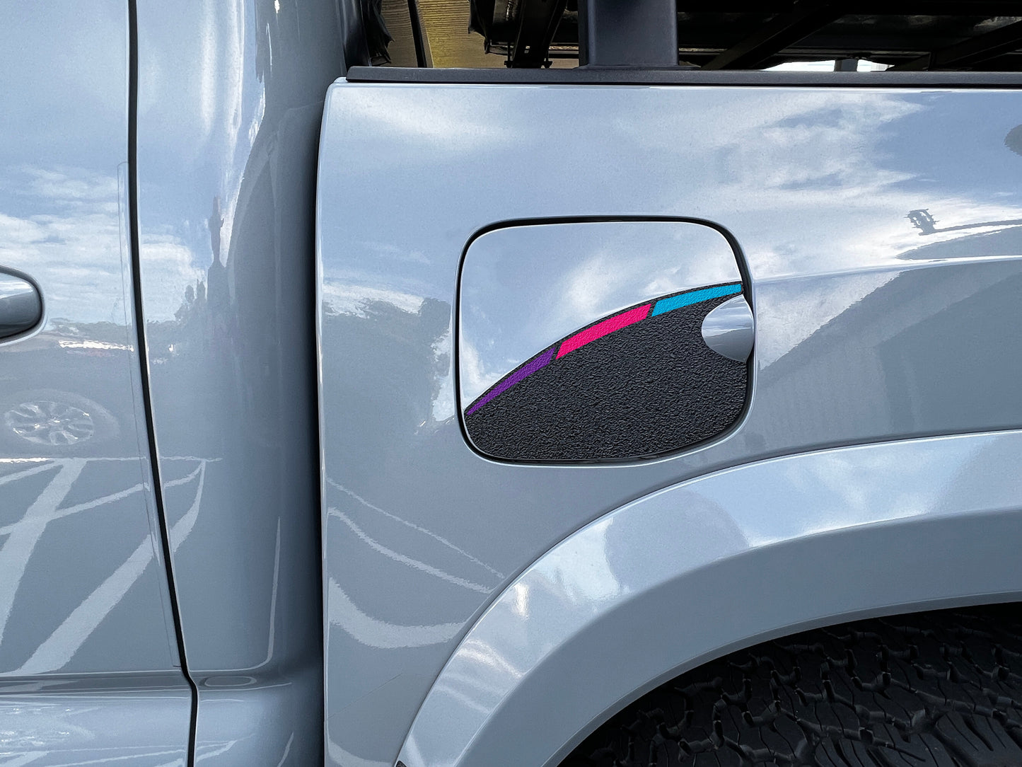 Gas Lid Protection Overlay Fits 2016-2023 Toyota Tacoma by Tufskinz.com