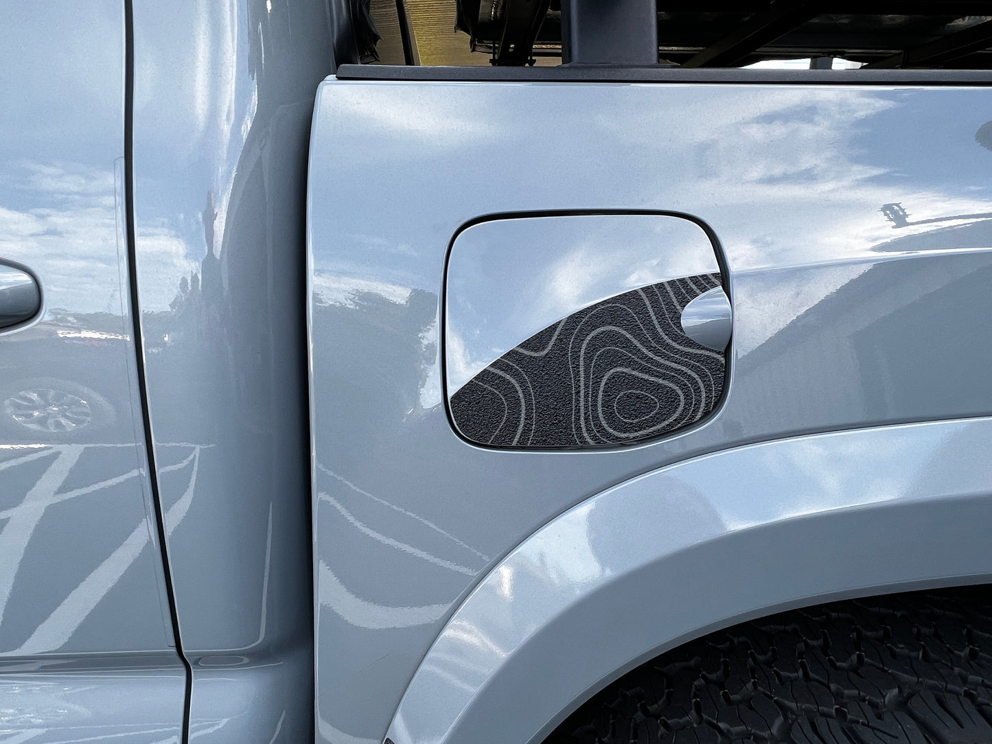 Gas Lid Protection Overlay Fits 2016-2023 Toyota Tacoma by Tufskinz.com