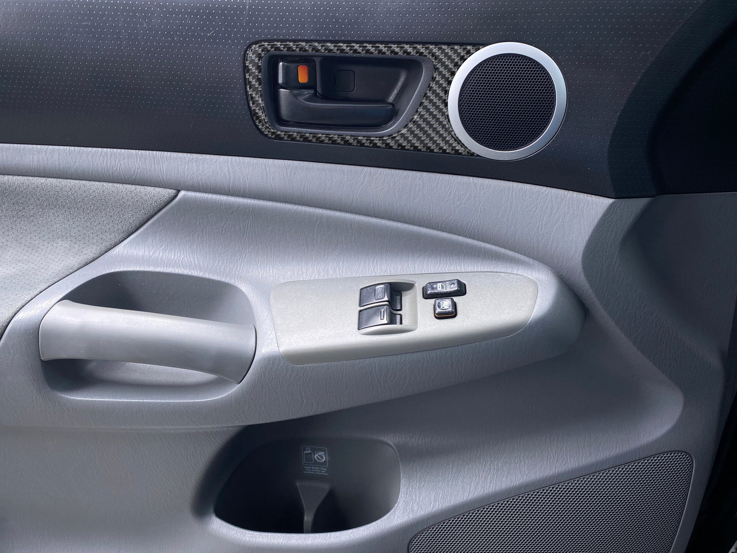 Front Door Handle Surround Overlays Fits 2005-2015 Toyota Tacoma by Tufskinz.com
