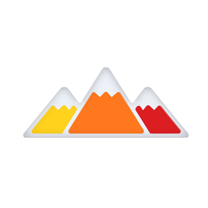 TRI-Color Badge Fits Toyota Models by Tufskinz.com