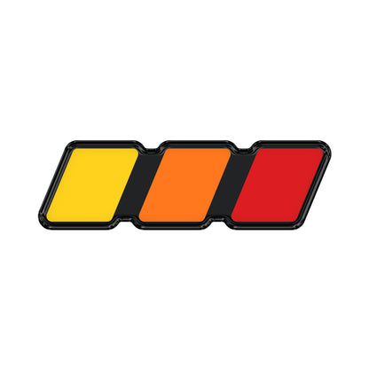 TRI-Color Badge Fits Toyota Models by Tufskinz.com