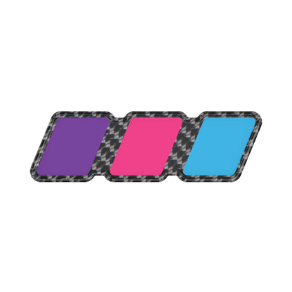 TRI-Color Badge Fits Toyota Models by Tufskinz.com