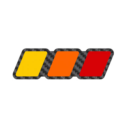 TRI-Color Badge Fits Toyota Models by Tufskinz.com