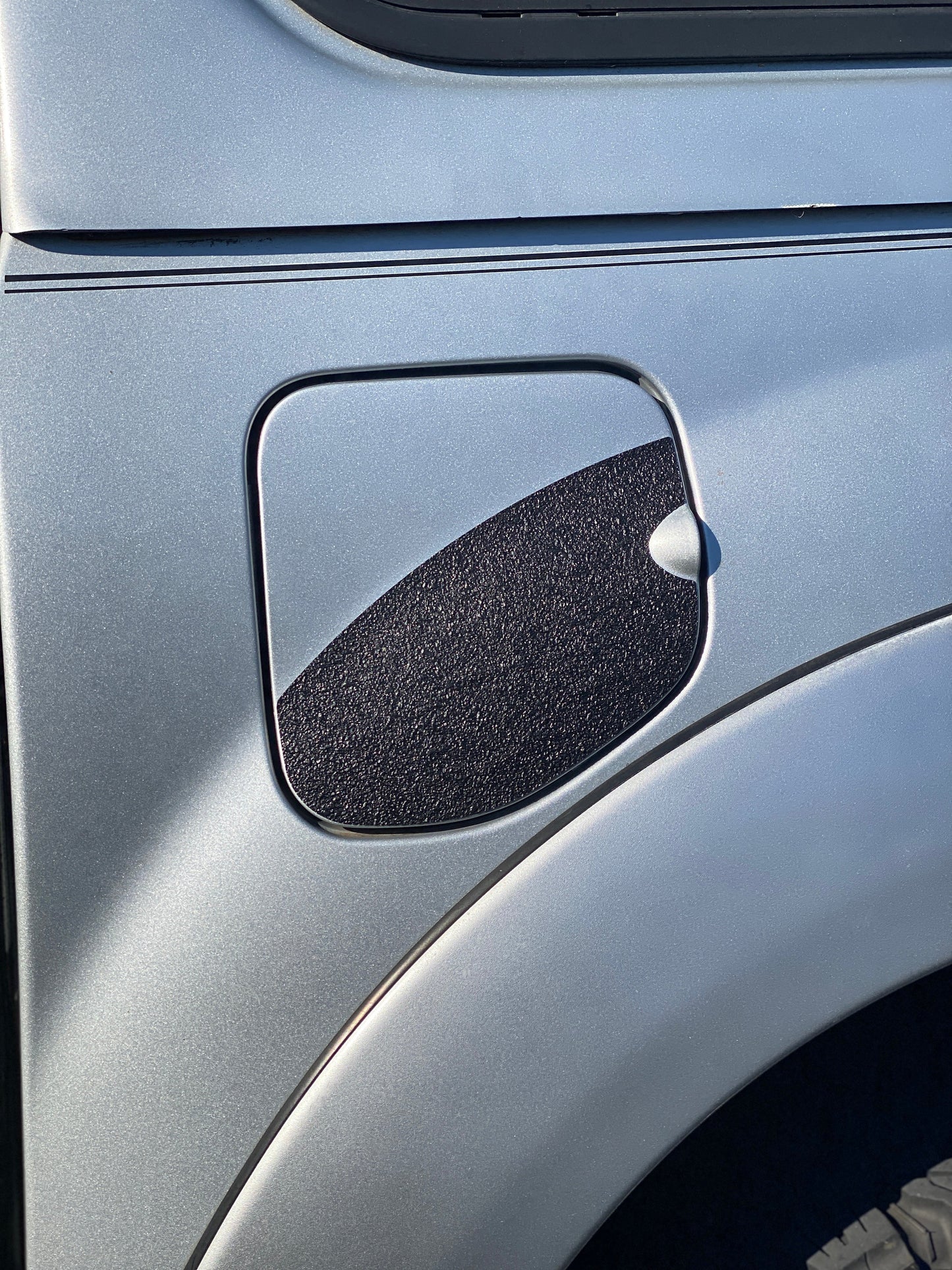 Fuel Door Protective Overlay Fits 2005-2015 Toyota Tacoma by Tufskinz.com