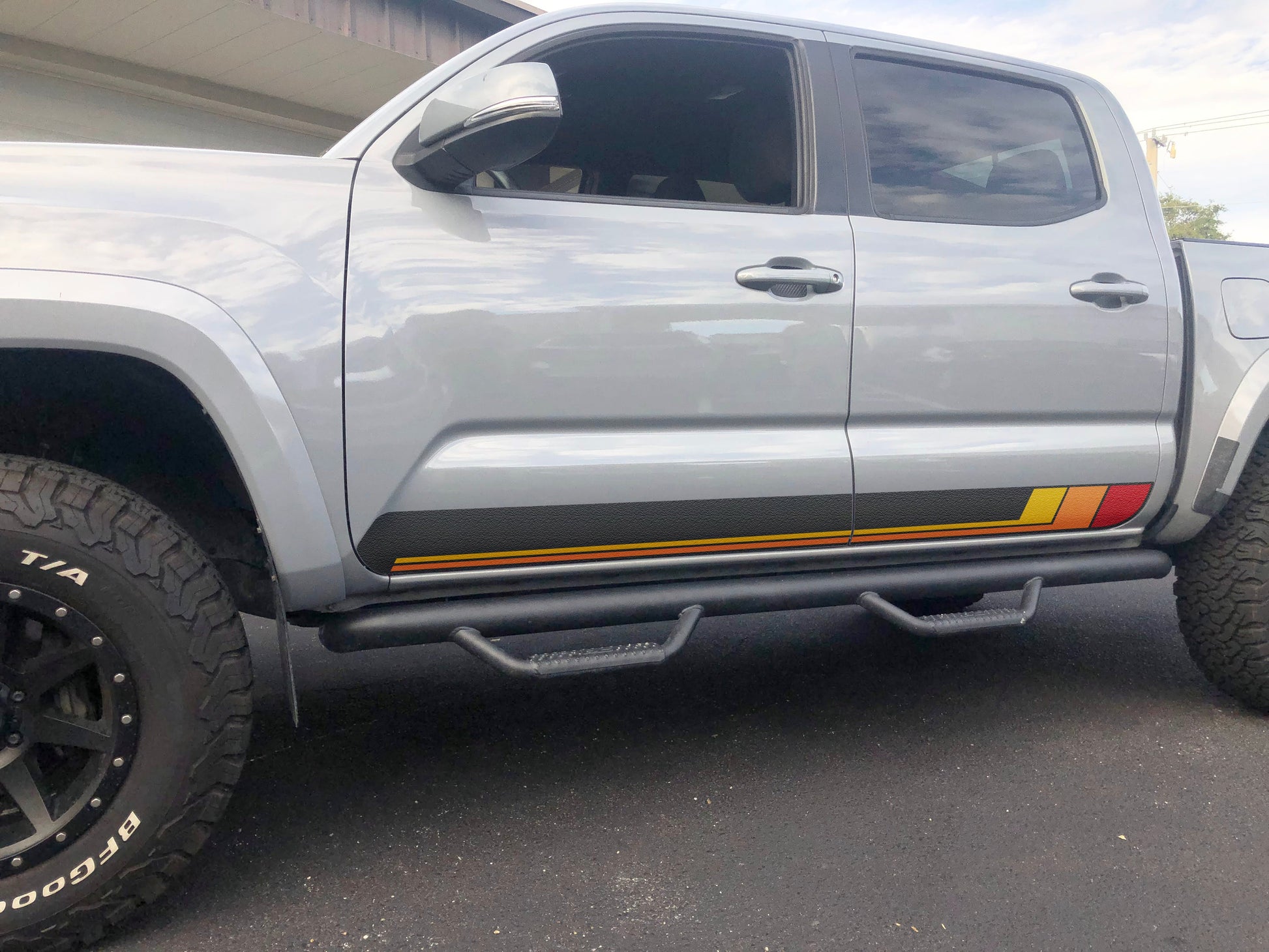Rocker Panel Protection Overlays Fits 2016-2023 Toyota Tacoma by Tufskinz.com