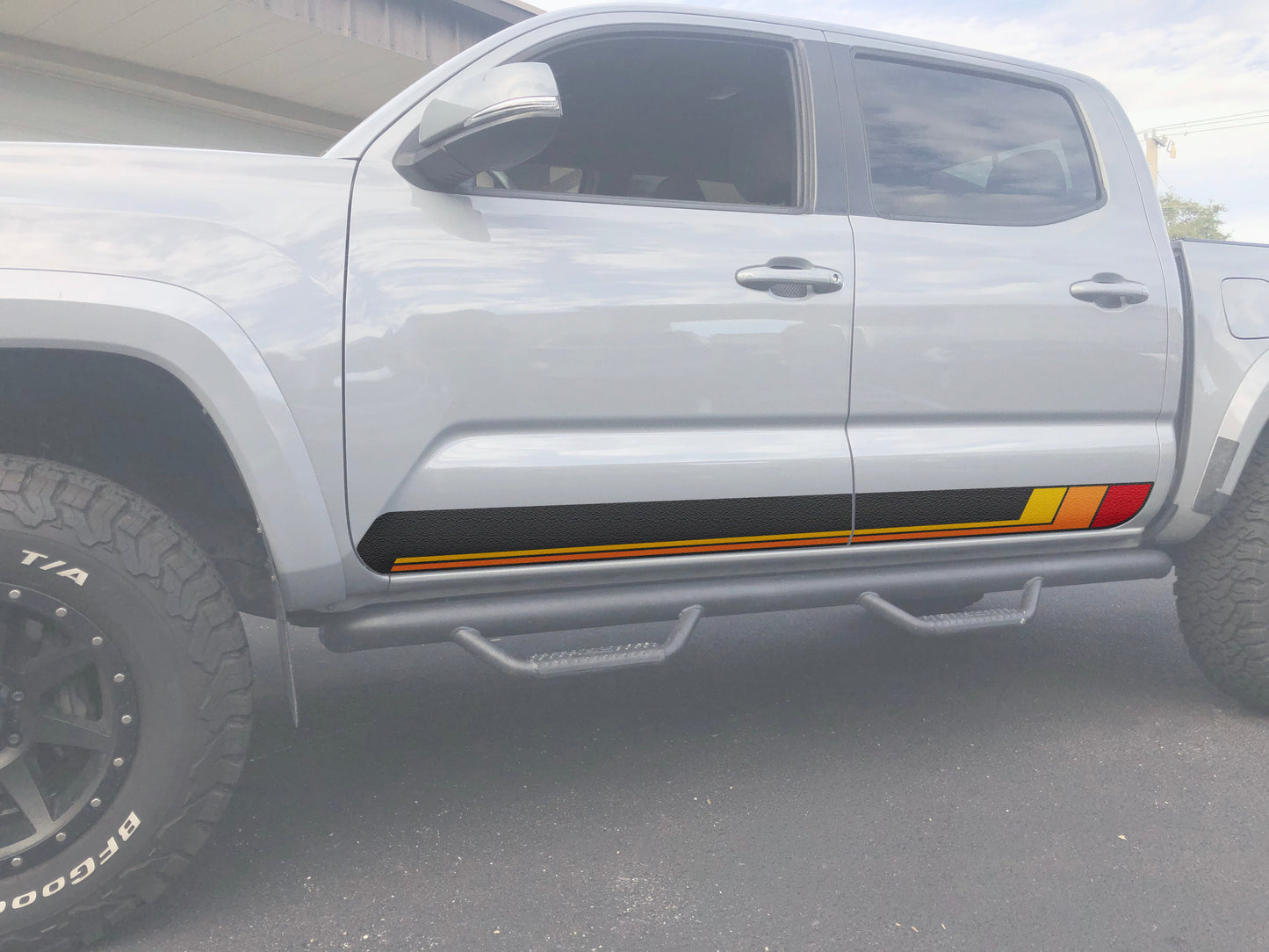 Rocker Panel Protection Overlays Fits 2016-2023 Toyota Tacoma by Tufskinz.com