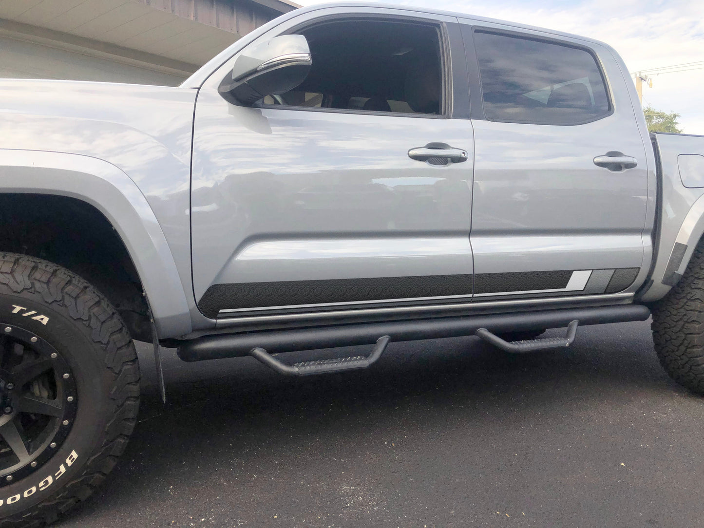 Rocker Panel Protection Overlays Fits 2016-2023 Toyota Tacoma by Tufskinz.com