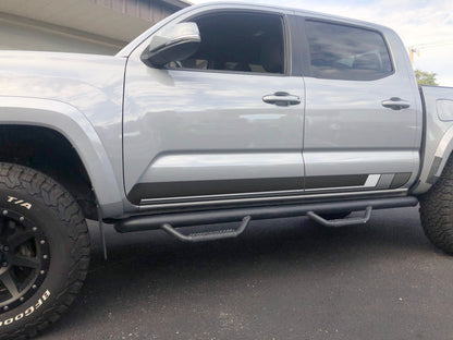 Rocker Panel Protection Overlays Fits 2016-2023 Toyota Tacoma by Tufskinz.com