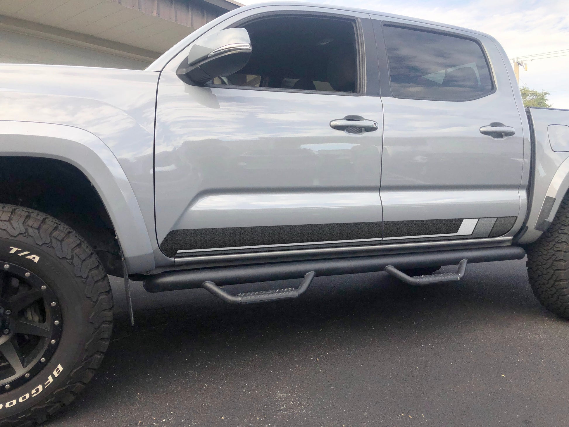 Rocker Panel Protection Overlays Fits 2016-2023 Toyota Tacoma by Tufskinz.com