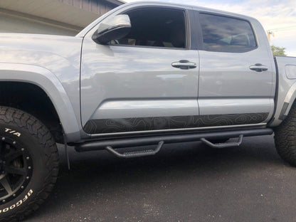 Rocker Panel Protection Overlays Fits 2016-2023 Toyota Tacoma by Tufskinz.com