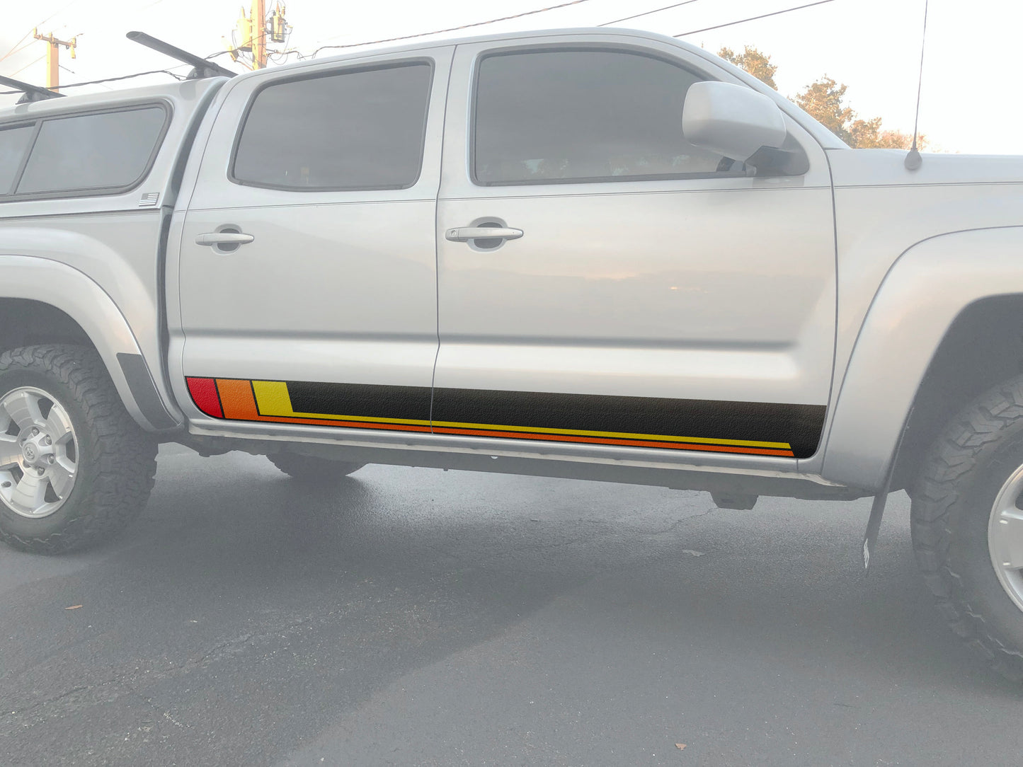 Rocker Panel Protection Overlays Fits 2005-2015 Toyota Tacoma by Tufskinz.com