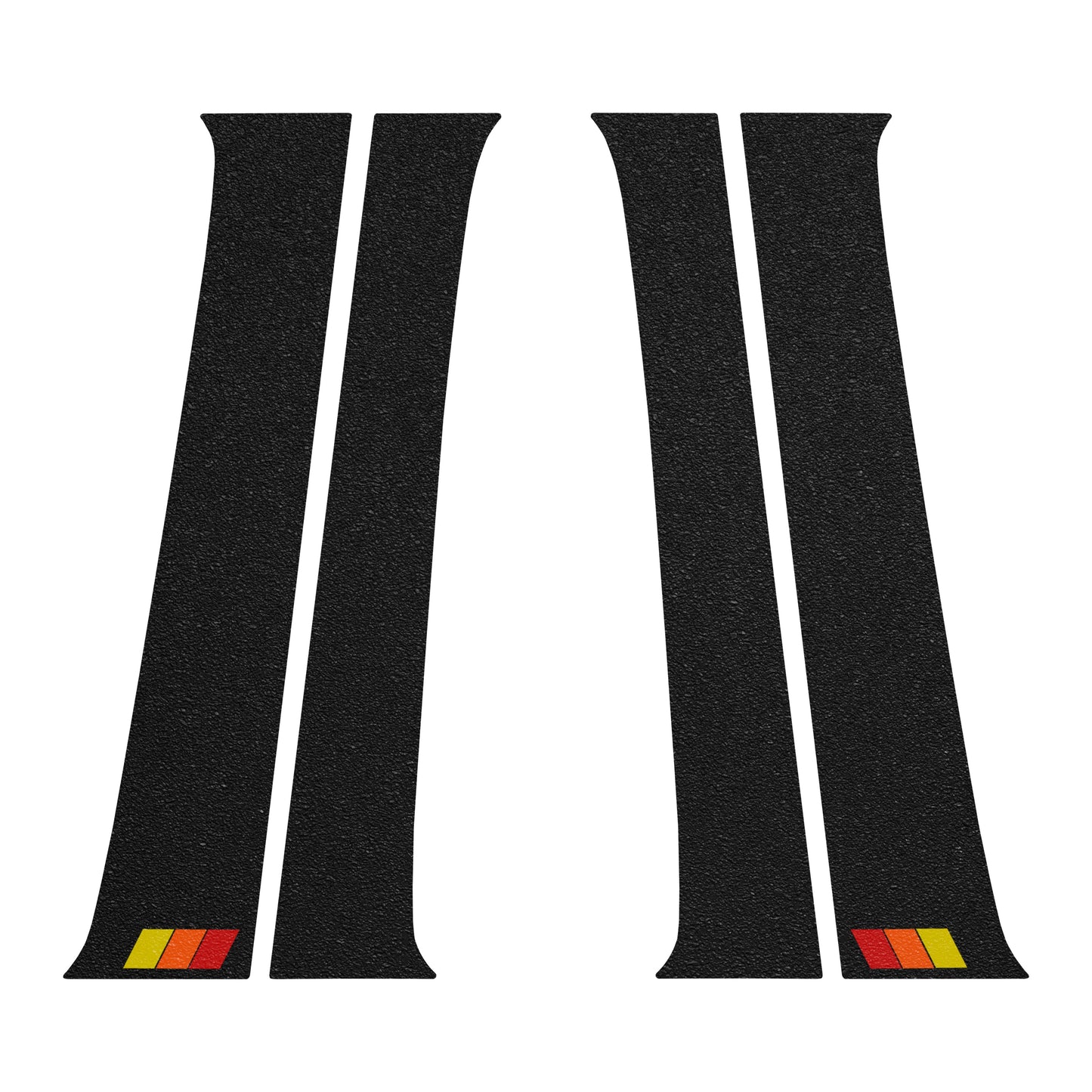 Door Pillar Overlays Fits 2016-2023 Toyota Tacoma by Tufskinz.com