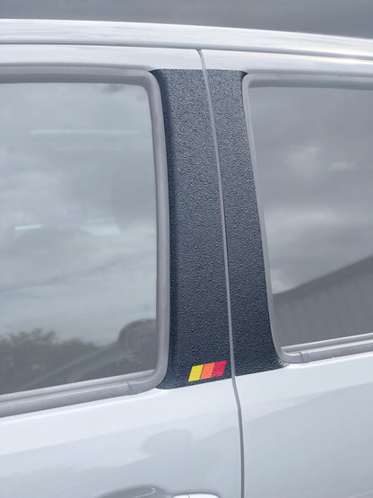 Door Pillar Overlays Fits 2016-2023 Toyota Tacoma by Tufskinz.com