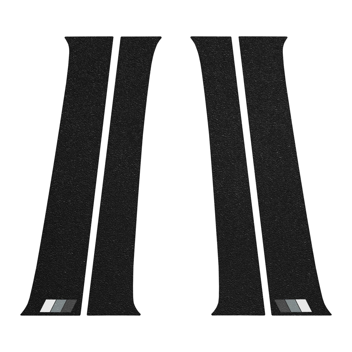 Door Pillar Overlays Fits 2016-2023 Toyota Tacoma by Tufskinz.com