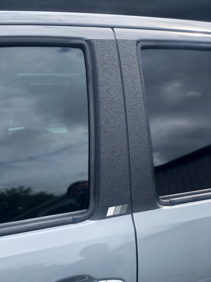 Door Pillar Overlays Fits 2016-2023 Toyota Tacoma by Tufskinz.com