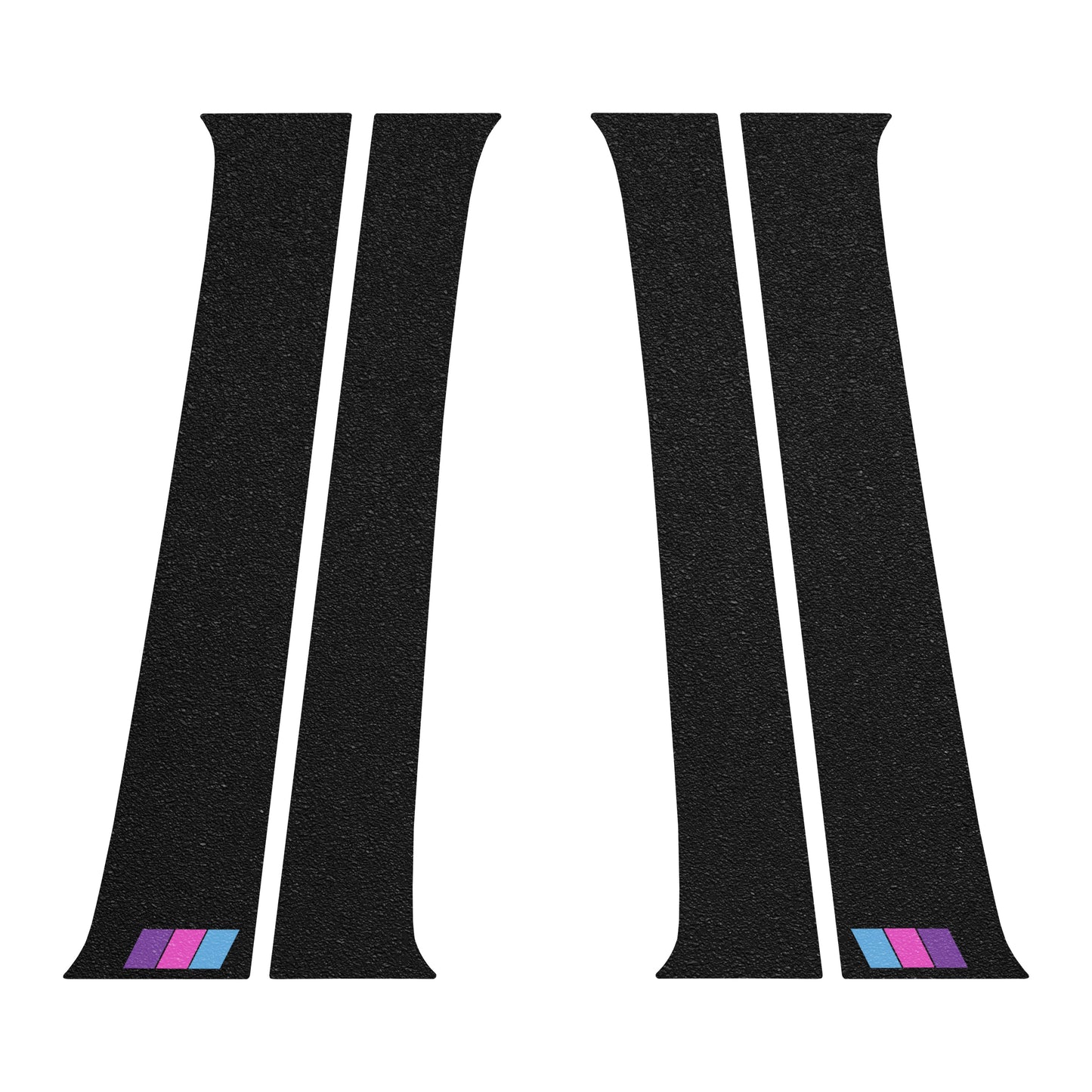 Door Pillar Overlays Fits 2016-2023 Toyota Tacoma by Tufskinz.com