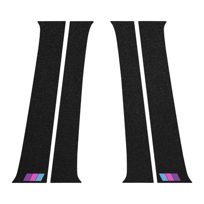 Door Pillar Overlays Fits 2016-2023 Toyota Tacoma by Tufskinz.com