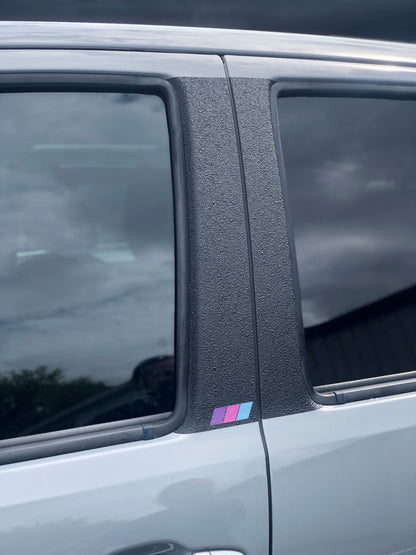 Door Pillar Overlays Fits 2016-2023 Toyota Tacoma by Tufskinz.com