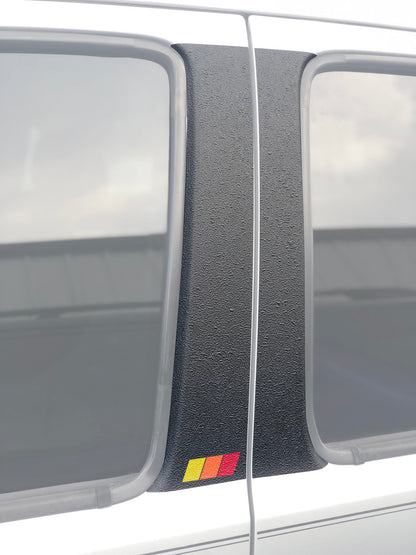 Textured Door Pillar Protection Overlays Fits 2005-2015 Toyota Tacoma by Tufskinz.com