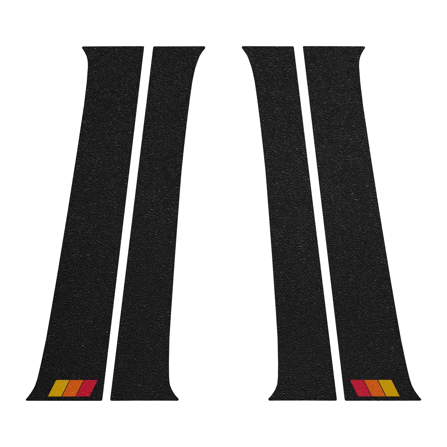 Textured Door Pillar Protection Overlays Fits 2005-2015 Toyota Tacoma by Tufskinz.com