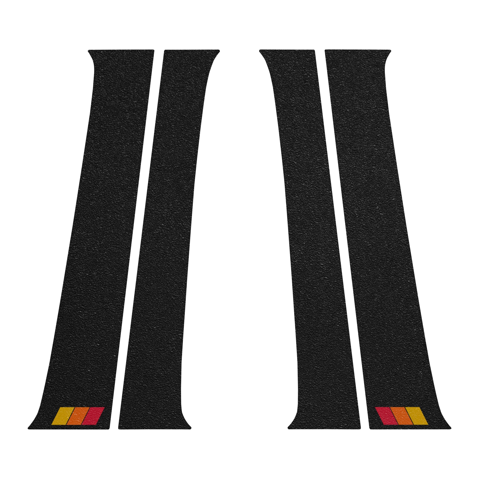 Textured Door Pillar Protection Overlays Fits 2005-2015 Toyota Tacoma by Tufskinz.com