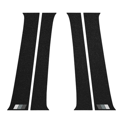 Textured Door Pillar Protection Overlays Fits 2005-2015 Toyota Tacoma by Tufskinz.com