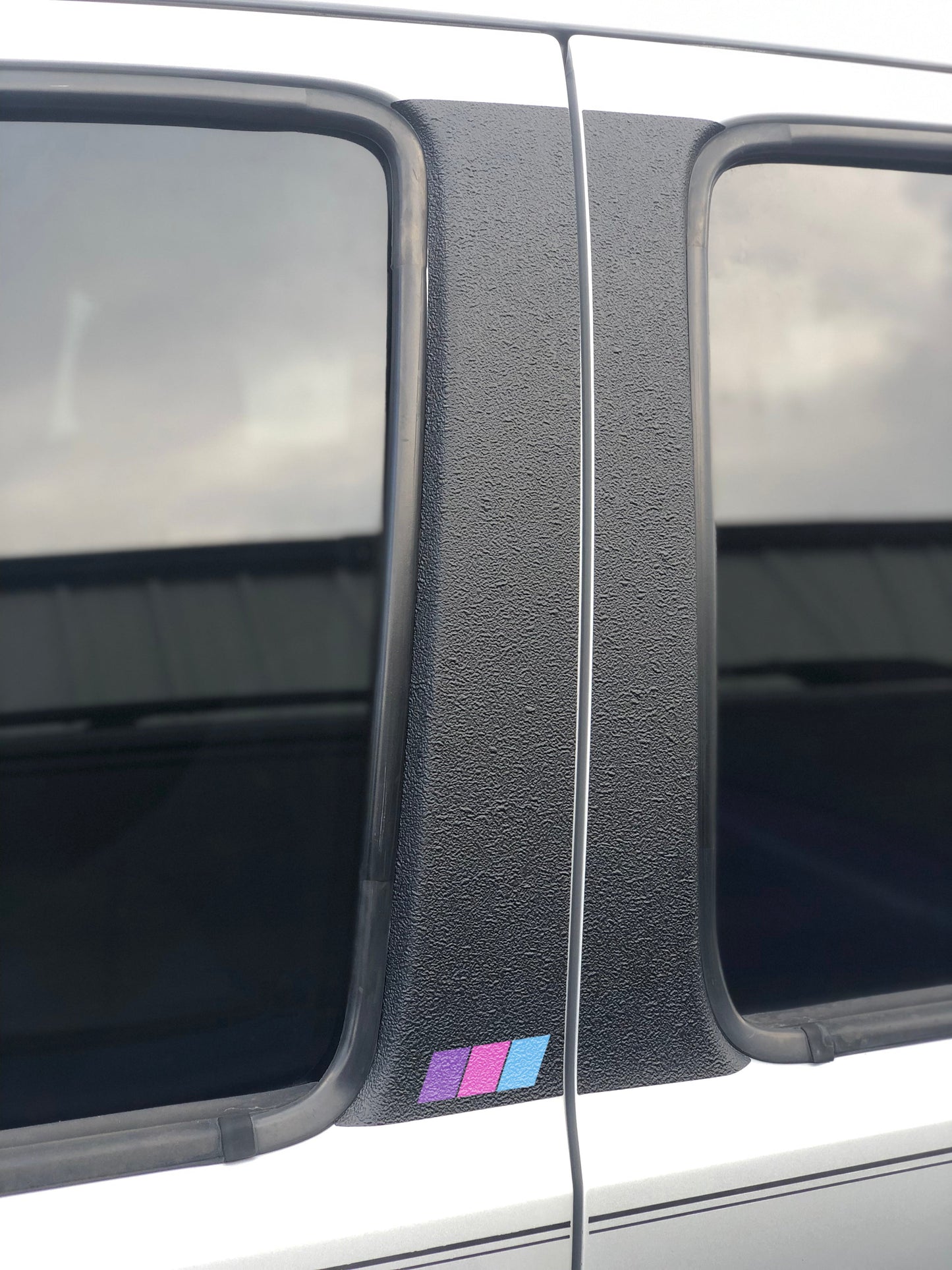 Textured Door Pillar Protection Overlays Fits 2005-2015 Toyota Tacoma by Tufskinz.com