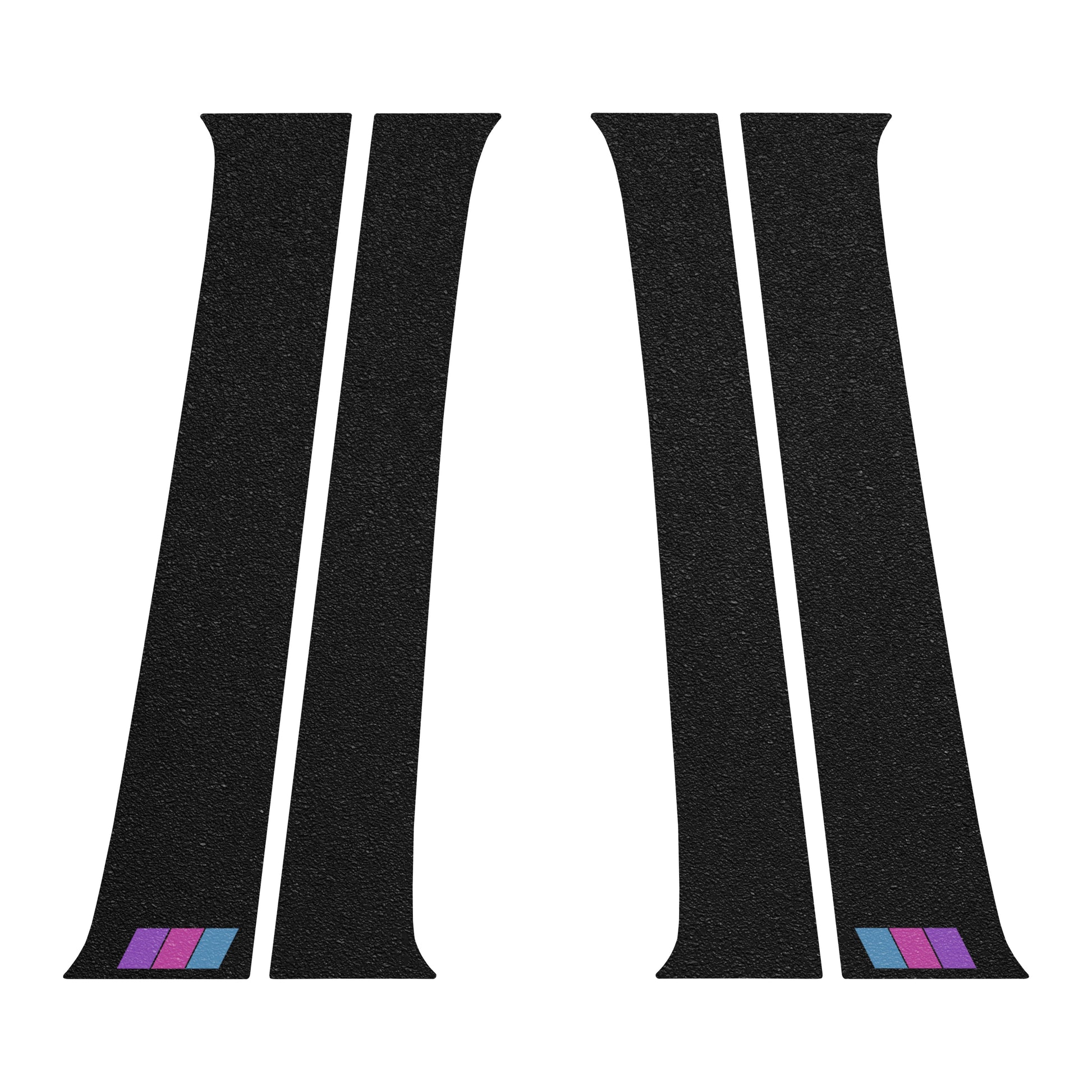 Textured Door Pillar Protection Overlays Fits 2005-2015 Toyota Tacoma by Tufskinz.com