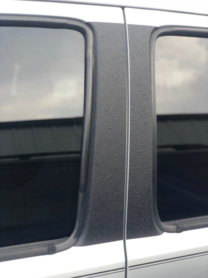 Textured Door Pillar Protection Overlays Fits 2005-2015 Toyota Tacoma by Tufskinz.com