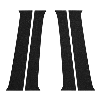 Textured Door Pillar Protection Overlays Fits 2005-2015 Toyota Tacoma by Tufskinz.com