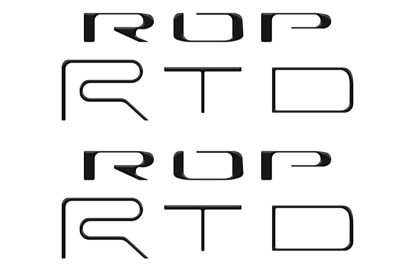Bed Side Letter Inserts Fits 2022-2023 Toyota Tacoma TRD Pro by Tufskinz.com