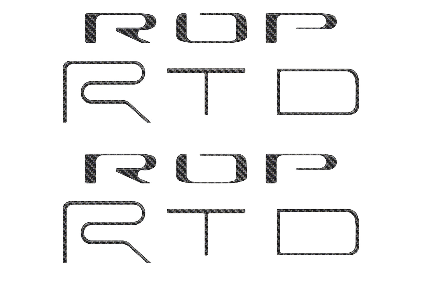 Bed Side Letter Inserts Fits 2022-2023 Toyota Tacoma TRD Pro by Tufskinz.com