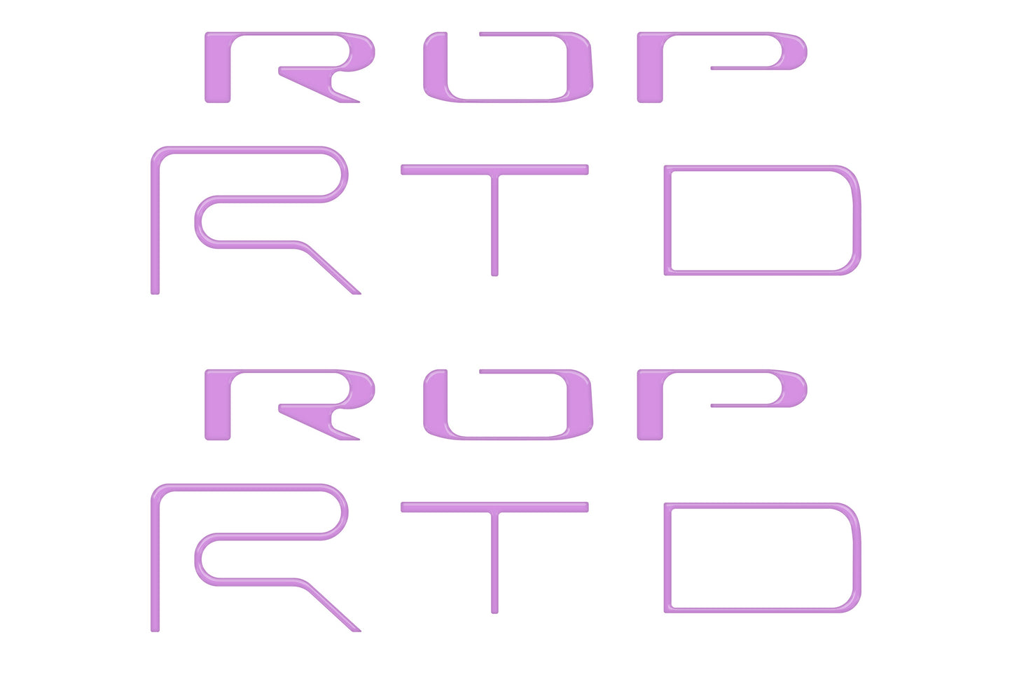 Bed Side Letter Inserts Fits 2022-2023 Toyota Tacoma TRD Pro by Tufskinz.com