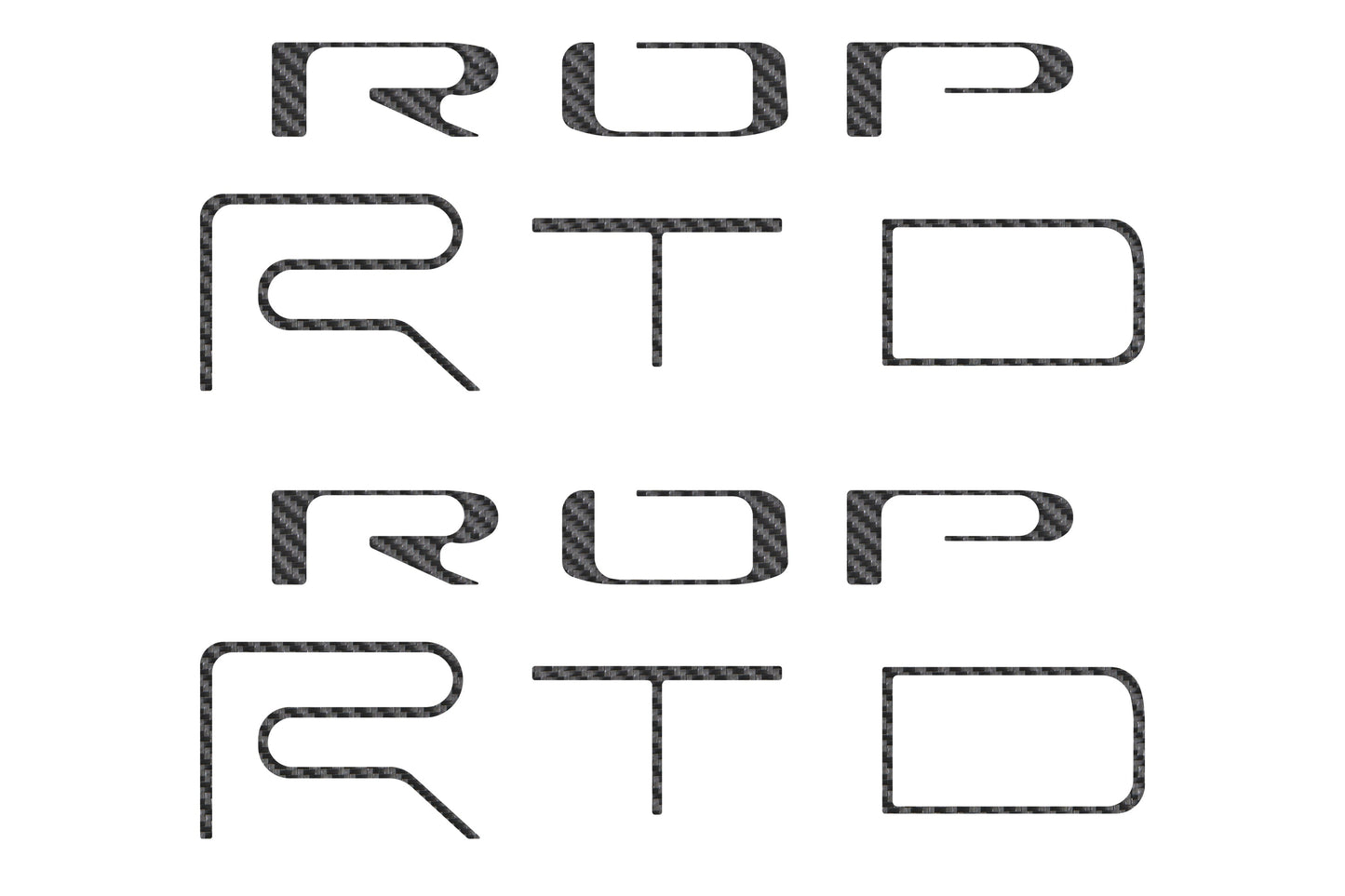 Bed Side Letter Inserts Fits 2022-2023 Toyota Tacoma TRD Pro by Tufskinz.com