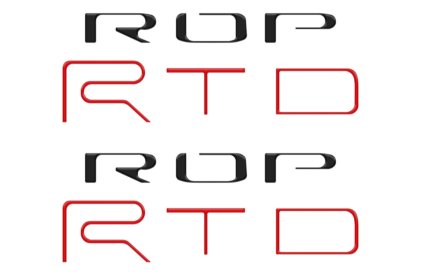 Bed Side Letter Inserts Fits 2022-2023 Toyota Tacoma TRD Pro by Tufskinz.com