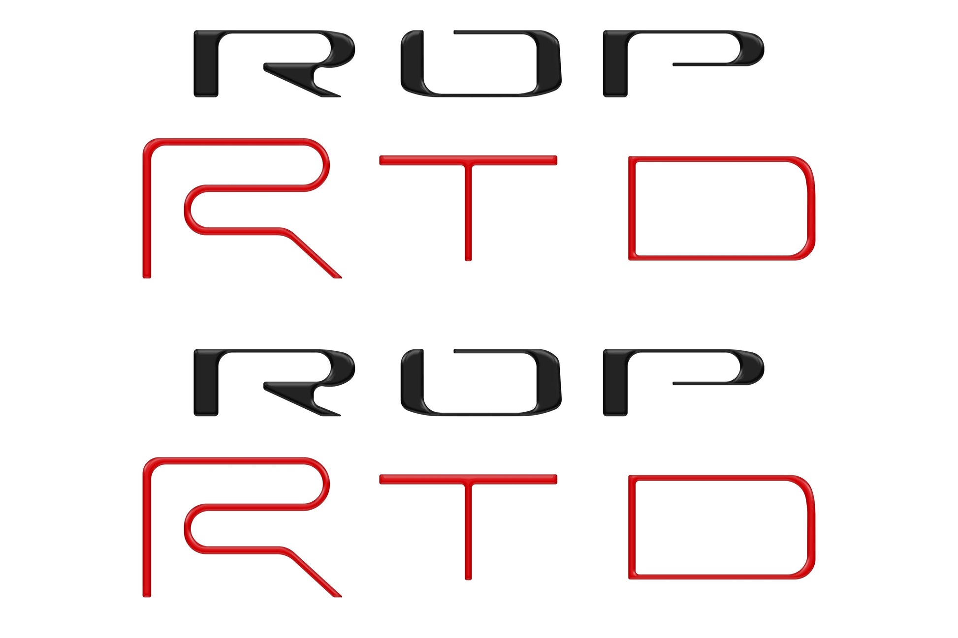 Bed Side Letter Inserts Fits 2022-2023 Toyota Tacoma TRD Pro by Tufskinz.com