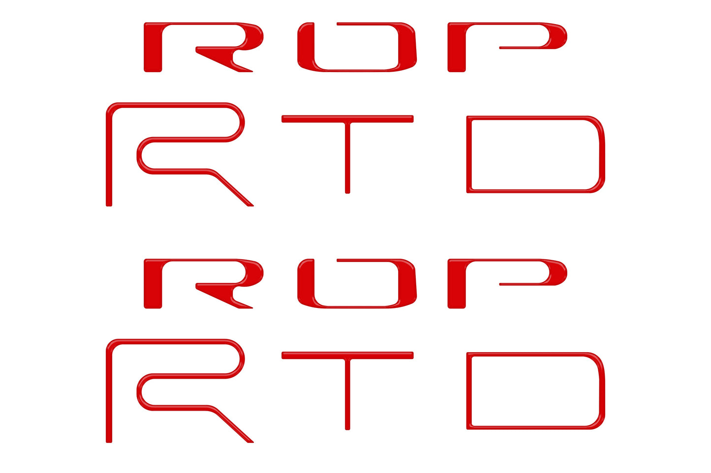 Bed Side Letter Inserts Fits 2022-2023 Toyota Tacoma TRD Pro by Tufskinz.com