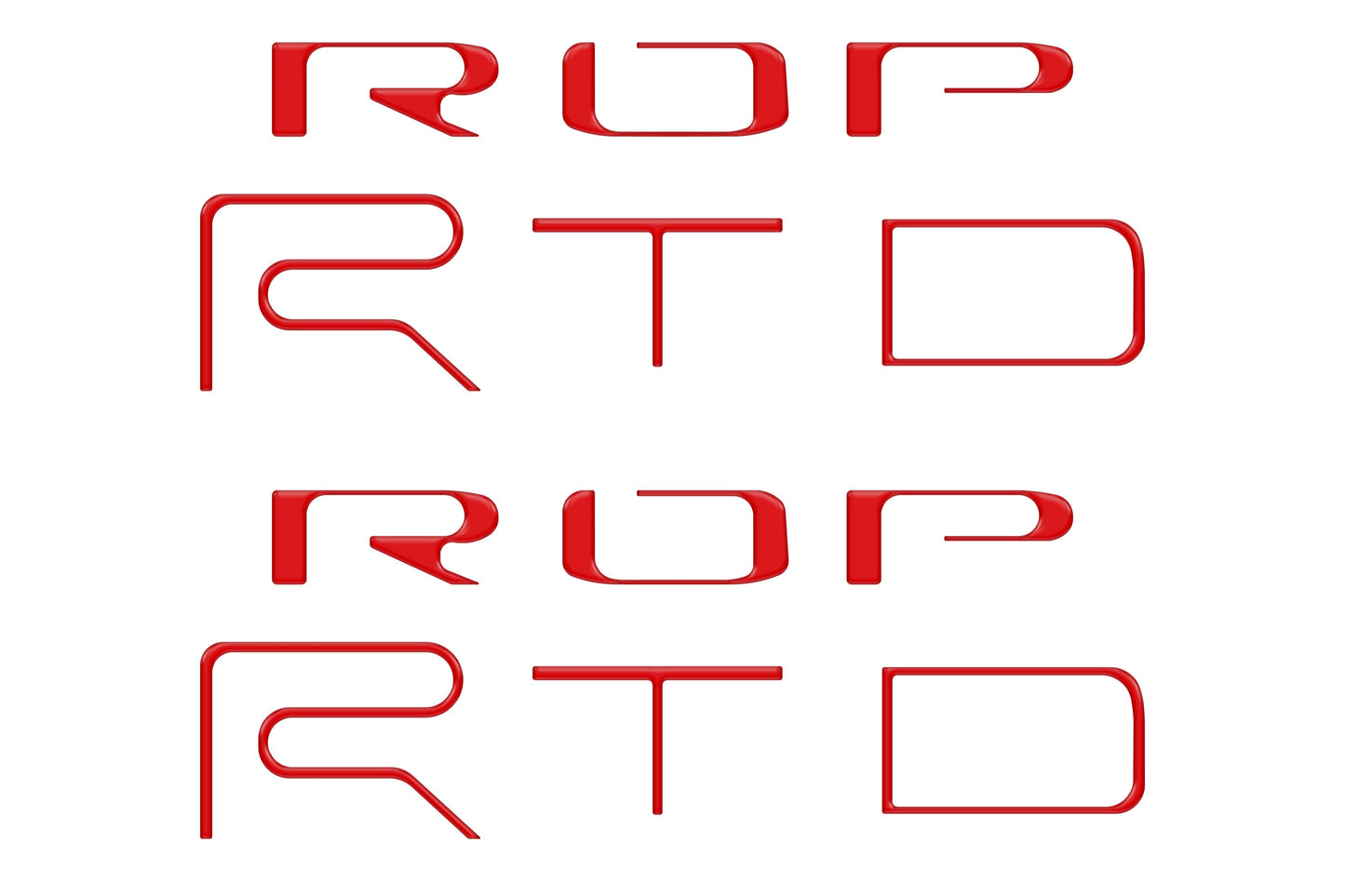 Bed Side Letter Inserts Fits 2022-2023 Toyota Tacoma TRD Pro by Tufskinz.com
