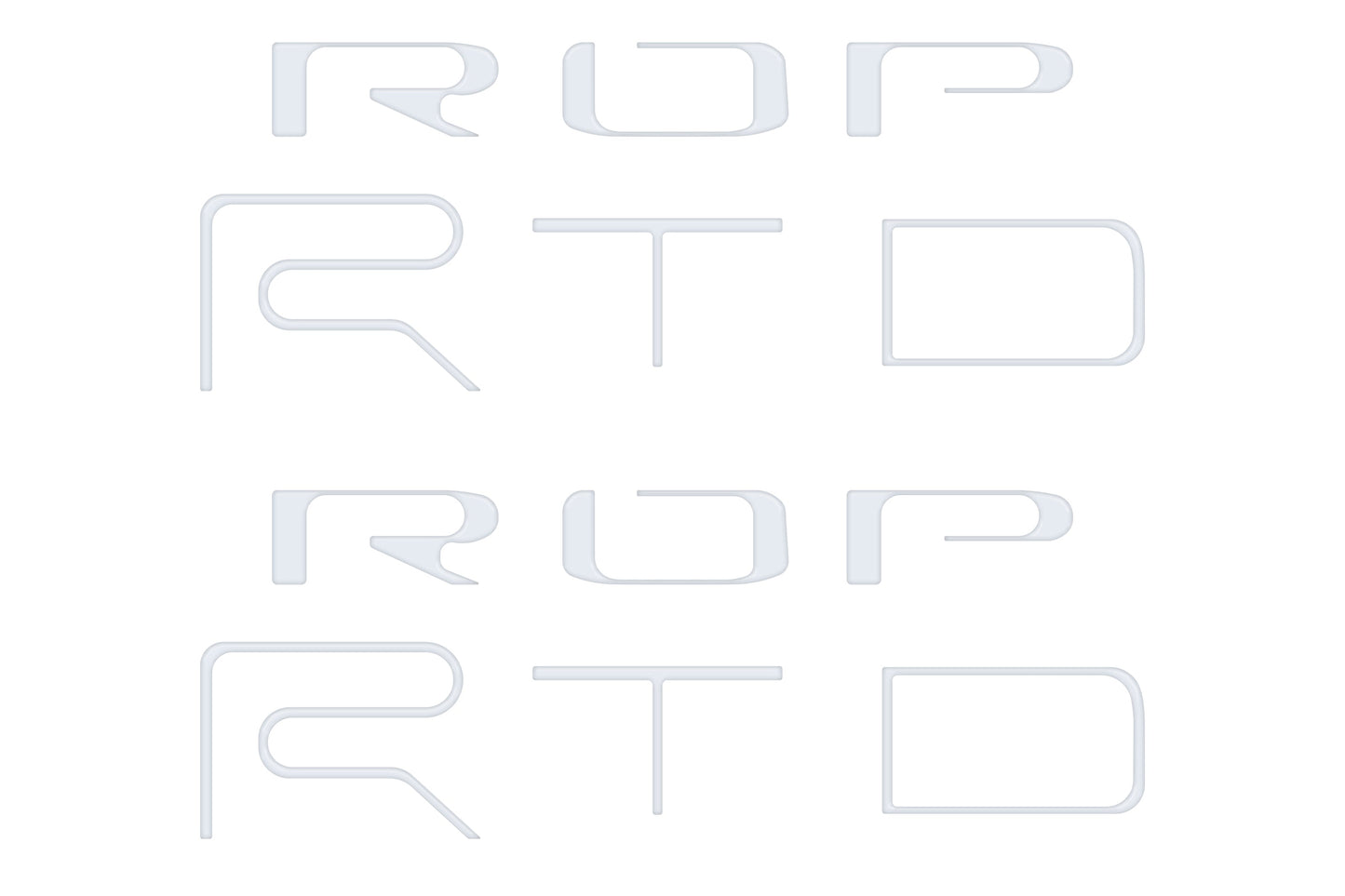 Bed Side Letter Inserts Fits 2022-2023 Toyota Tacoma TRD Pro by Tufskinz.com
