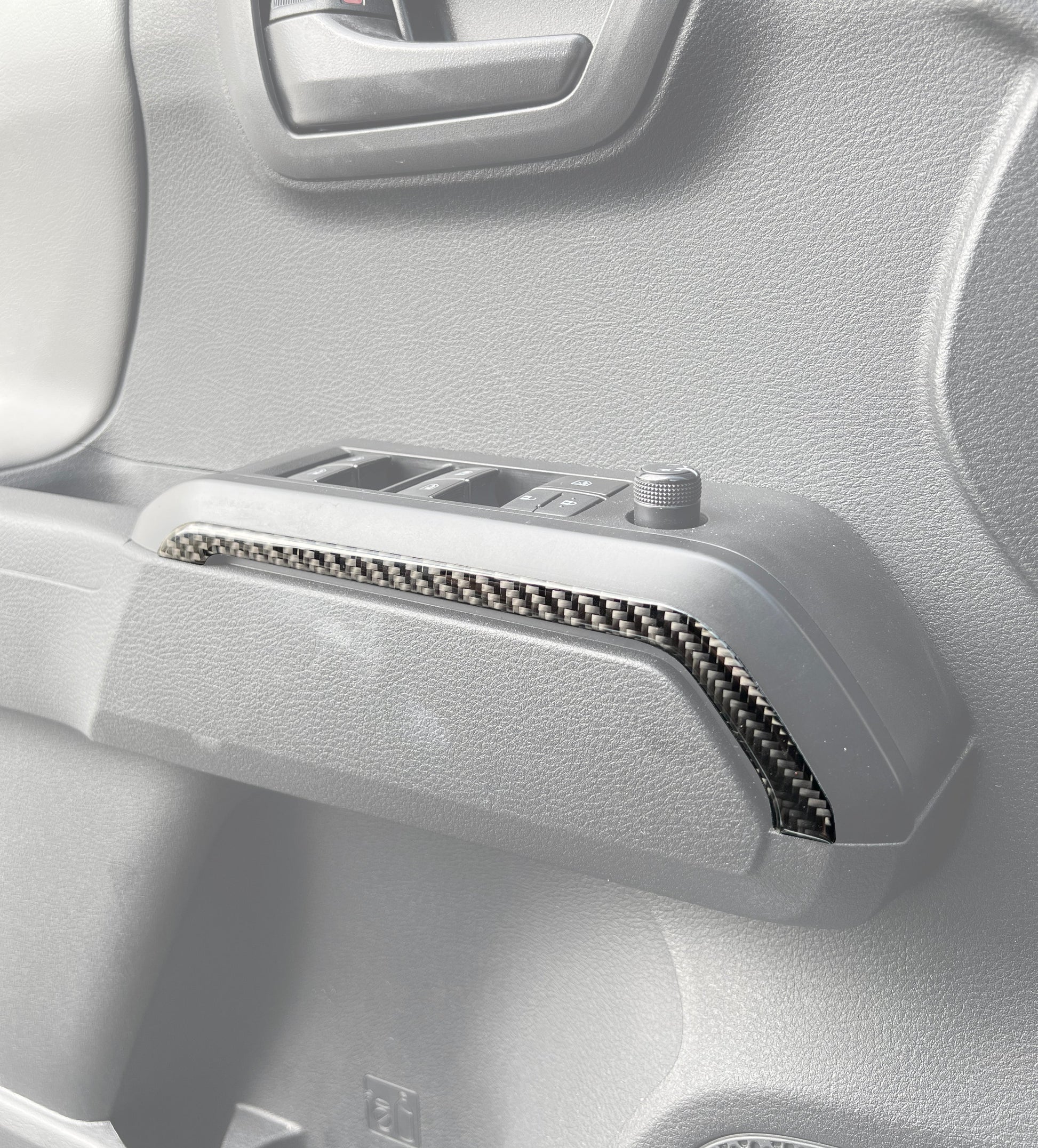 Door Armrest Accent Trim Fits 2016-2023 Toyota Tacoma by Tufskinz.com