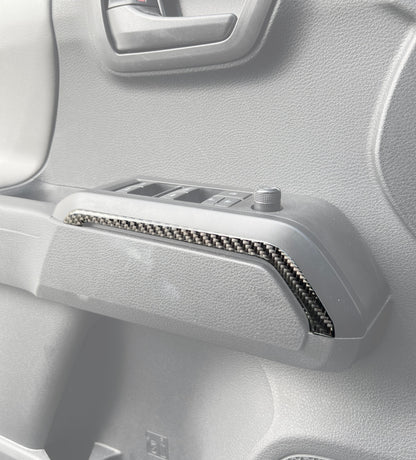 Door Armrest Accent Trim Fits 2016-2023 Toyota Tacoma by Tufskinz.com