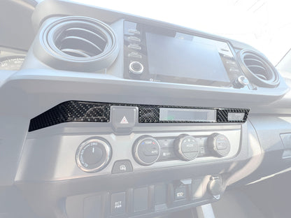 Digital Climate Display Accent Trim Fits 2016-2023 Toyota Tacoma by Tufskinz.com