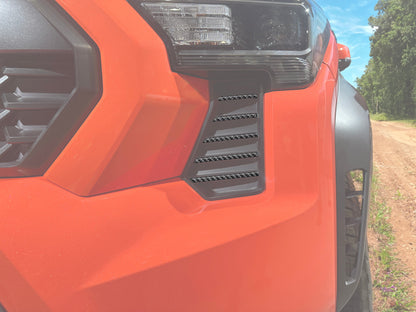 Grille Side Line Accent Trim Fits 2024-2026 Toyota Tacoma by Tufskinz.com