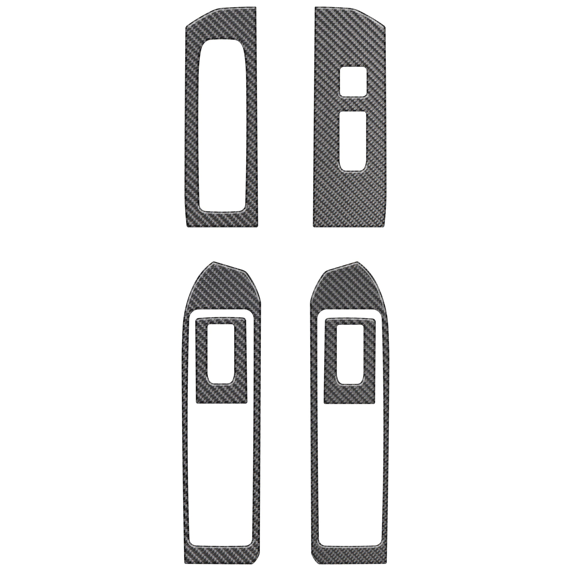 Door Switches Accent Trim Fits 2024-2026 Toyota Tacoma by Tufskinz.com