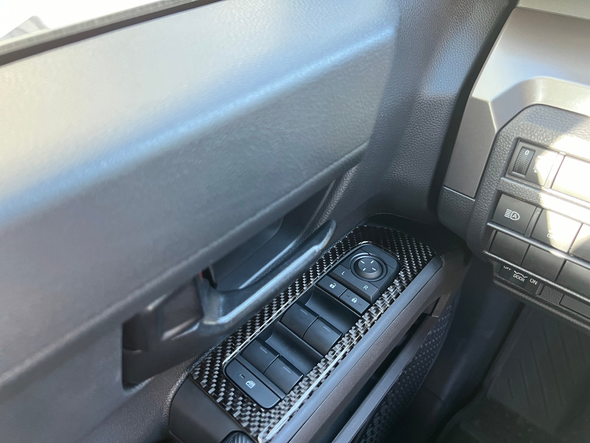 Door Switches Accent Trim Fits 2024-2026 Toyota Tacoma by Tufskinz.com