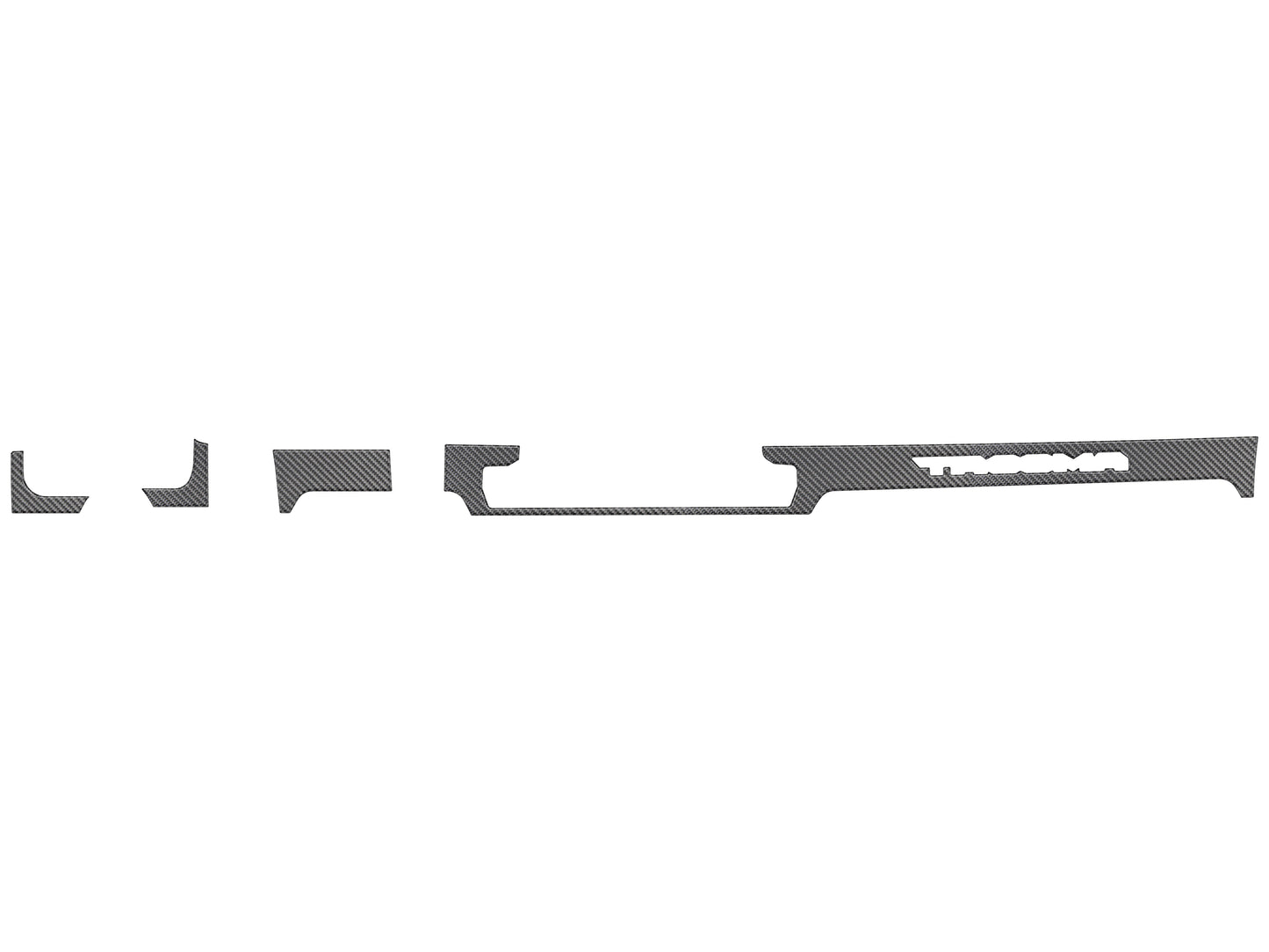 Dash Accent Trim Fits 2024-2026 Toyota Tacoma by Tufskinz.com