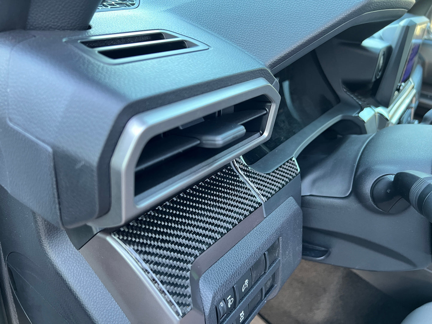 Dash Accent Trim Fits 2024-2026 Toyota Tacoma by Tufskinz.com