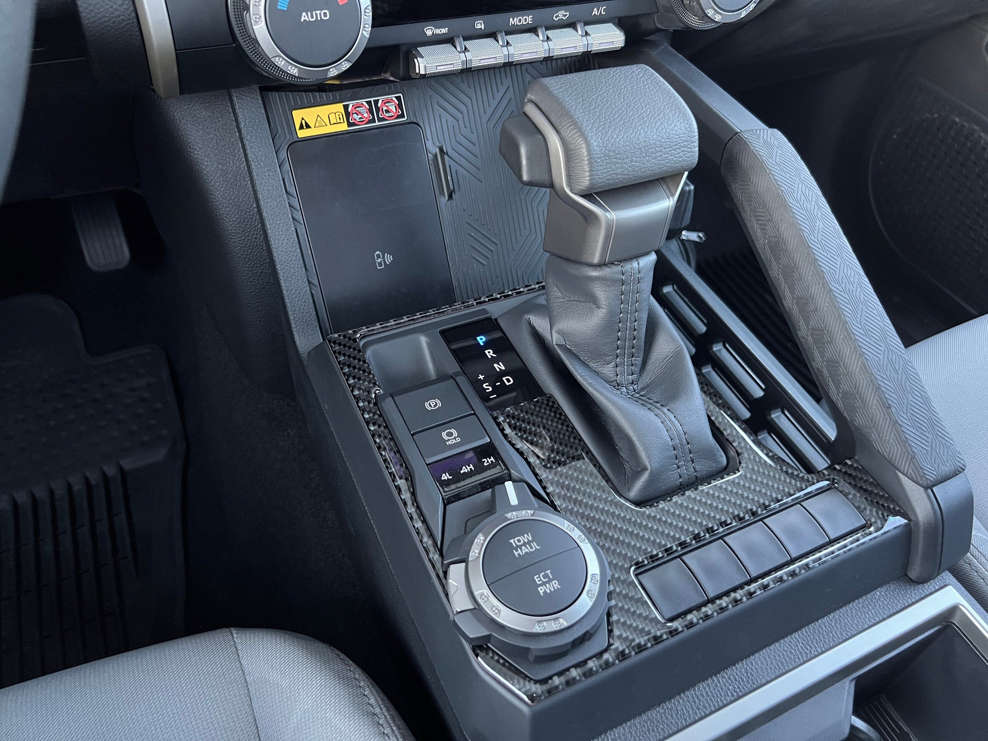 Center Console Accent Trim Fits 2024-2026 Toyota Tacoma & 2025-2026 4Runner by Tufskinz.com